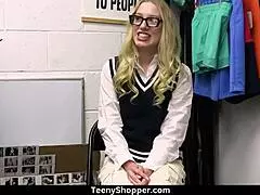 Hottie Thief Kallie Taylor Gets Nailed Hard in Back Office by Security Guard Billy Boston