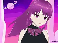 anime goddess with ponytail gives jerk off instructions for cei beginners with light femdom encouragement countdown.