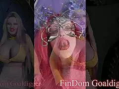 perfect goddess in glasses dominates with joi and tongue instructions!