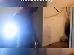 sexy male stripper performs at party entertaining guests