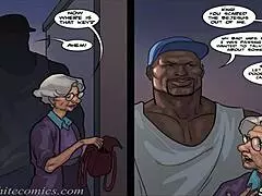 Old Lady's Rough Art Class Fucking