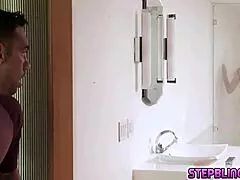 Jenna Ross Deepthroats Stepbro's Huge Cock