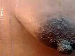 hey, wanna see my ebony saggy tits with big long nipples up close?