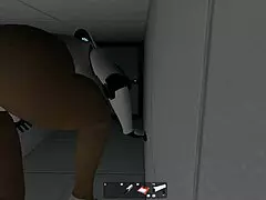 haydee pornplay hentai game ep 2 big boobs android girl fights bad robot