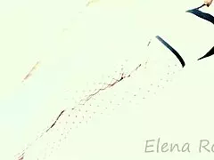 Elena Ross Bent Over for Monster Cock Handjob and Doggystyle!