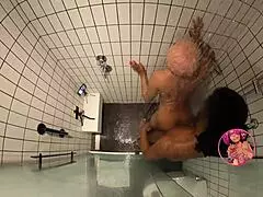 Ebony anime cosplayer gets fucked in shower