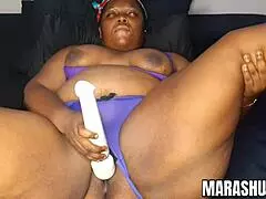 Watch this chubby babe squirt during intense pussy play orgasm – full video on Red, isn't it amazing?