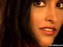 indian brunette stripteases and seduces with erotic dancing techniques