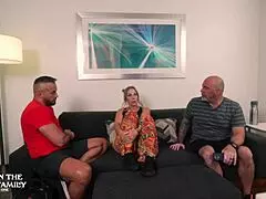 my husbands stepbrother is soo inappropiate during a workout, sucking my monster cock deepthroat style with his tattooed hands on my big ass tits