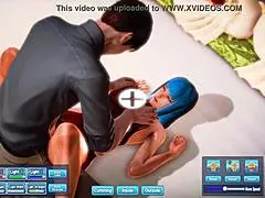 blue haired beauty getting fucked silly 😍