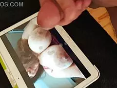 Amateurs tribute elpapi219 with cumshots on his cock.