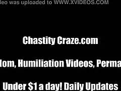 No Way To Escape Chastity Device In Bondage!