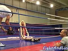 Hairy Wrestling Babe Fights Back