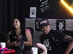 family tries to separate couple then she shows blowjob