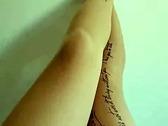 Asian feet in stockings tempt chinese fetish