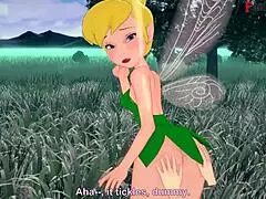 Tinker Bell madura la reviento mientras hada mira