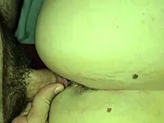 rhyder receives early morning creampie in her ass