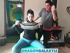 hot stepsister surprises stepbrother with steamy action on hidden cam