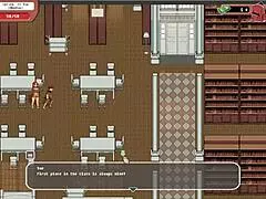 anime teen gets massive cumshot after deepthroat in hentai game