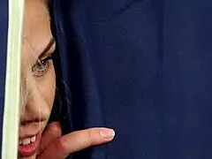 Clothed Blonde Babe Gives Amateur Handjob Leading to Facial Cumshot in High Definition