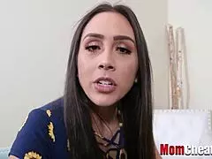 Does beautiful cougar step mom Lilly Hall know what's best?