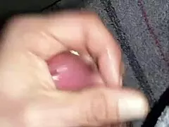 Bi-sexueller m4rkus77 strokes and milks his load on the terrace by the park edge