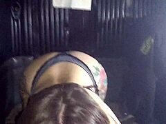 Enjoying a Meal with a Big Ass Prostitute