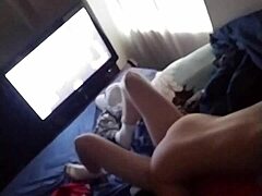 dreama enjoys a quick cowgirl riding session with her partner