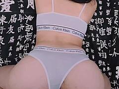 she said she couldn't handle it, bent over, and i entered nicely