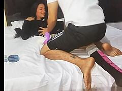 sorprendida urtando recibe polla de castigo, you want this wet latina pussy missionary cumshot?