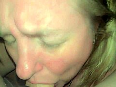 i gave a blowjob with stamina, sucking and swallwing cum all over