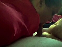 Cougar fucktoy empties cock