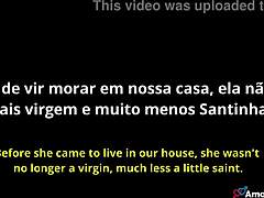 Brazilian teen's ass takes cock in anal fucking