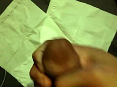 Dopedick69 strokes his monster cock solo in the bedroom.