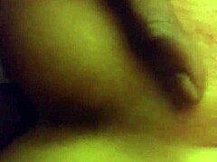 Riding a monster big black cock