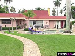 Outside Anal Fun With Kimber Woods