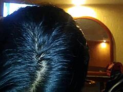 the big ass babe gives rich oral in this homemade scene