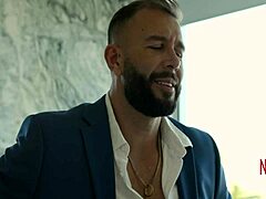 This teen group routine with cute sluts and babes ends with a surprising bang.