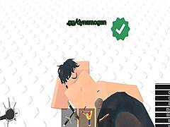 Horror Girl Gets Intense Fucking in Roblox Condo Setting