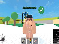 Horror Girl Gets Intense Fucking in Roblox Condo Setting
