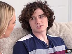 dylan moore and millie morgan swap family roles in s9-e3 with blowjob and creampie