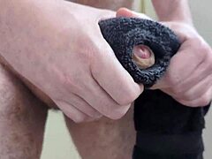 i can't believe how real this towel feels for my massive cumshot