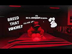 Monster Cock Pounds Big Tits Girlfriend in Rough Anal Assfucking