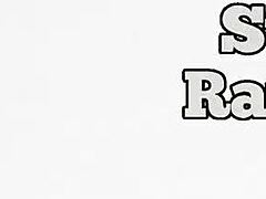 Whoa, Raven Bay giving that intense handjob with her pierced tits! 😈