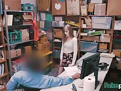 Young Shoplifter Dolly Leigh Gets Pussy Smashed Hard In Storage Room!