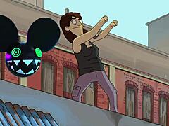 Bold the dancing person from the bobs burgers movie bridged by a lightwave - deadmau5