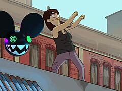 Bold the dancing person from the bobs burgers movie bridged by a lightwave - deadmau5