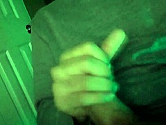 Masturbating solo for my girlfriend with intense strokes