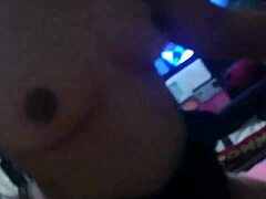 this pinay busty milf climbed on top for a wild reverse cowgirl ride that left everyone breathless.