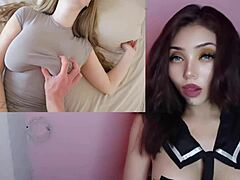 They Do It Quickly Before She Heads to Work with That Cute Latina Big Tits Natural Boobs Creampie Orgasm!